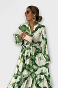 Luna – Floral maxi dress – M