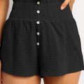Luna – High Waisted Shorts – Black / S