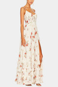 Luna – Maxi dress – White / L