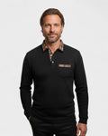 Mads – Polo shirt with stripes – Grey / XL