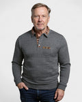 Mads – Polo shirt with stripes – Grey / S