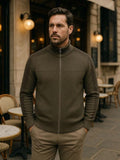 Magnus – Zip-Neck Cashmere Jumper – Black / M