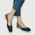 Majken – Sandals – Navy Blue / 37