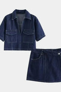 Malina – Denim set – Light Blue set / S