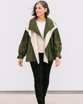 Malina – Waterproof windbreaker – White / M