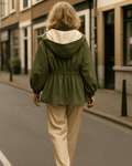 Malina – Waterproof windbreaker – White / L