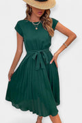 Malou – Light dress – Dark Green / S