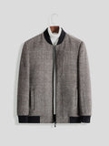 Malthe – Stylish leather jacket – Coffee / M