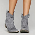 Marie – Cowboy Boots – Grey / 35