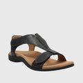Marie – Supportive Sandals – Black / 38
