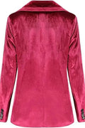 Marie – Velvet blazer – Pink / M