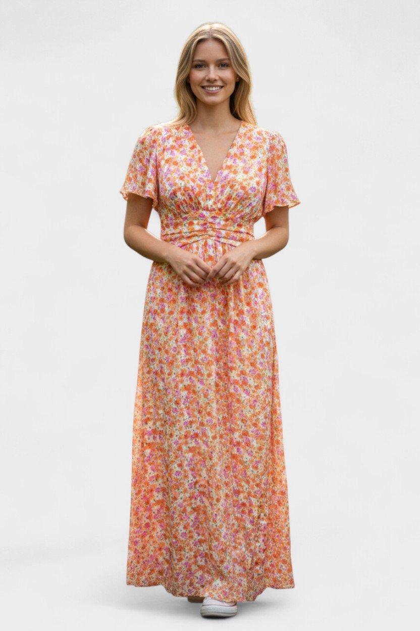 Marlene – Maxi dress – Orange / S