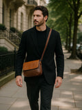 Martin – Milan Leather Shoulder Bag – Brown