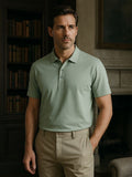 Martin – Sommerlicht Polo – Dark Grey / M