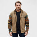Matheo – Stylish casual fleece – Light Khaki / M