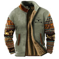 Matheo – Stylish casual fleece – Light Khaki / XL