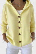 Mathilde – Hoodie Cardigan – Pink / L