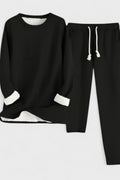 Mathilde – Long sleeve set – Black / S