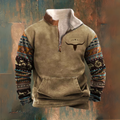 Mathis – Stylish half-zip winter Jumper – M