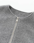 Mette – Short bomber jacket – Grey / S