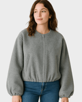 Mette – Short bomber jacket – Grey / XS