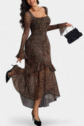 Mette – Maxi dress – Leopard pattern / M