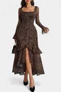 Mette – Maxi dress – Leopard pattern / XL