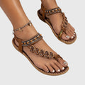 Mette – Supportive Sandals – Brown / 39