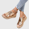 Mette – Supportive Sandals – Gold / 37