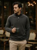 Milan – Minimalist fleece jacket – Brown / M