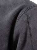 Milan – Minimalist fleece jacket – Brown / L
