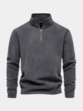 Milan – Minimalist fleece jacket – Brown / S