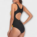 Mille – Elegant bathing suit – Yellow / XL