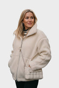 Mille – Elegant teddy robe in Nordic design – Cream / S