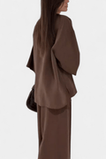 Millea – Long sleeve set – Brown / L