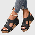 Millea – Supportive Sandals – Black / 37