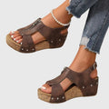 Millea – Supportive Sandals – Black / 39