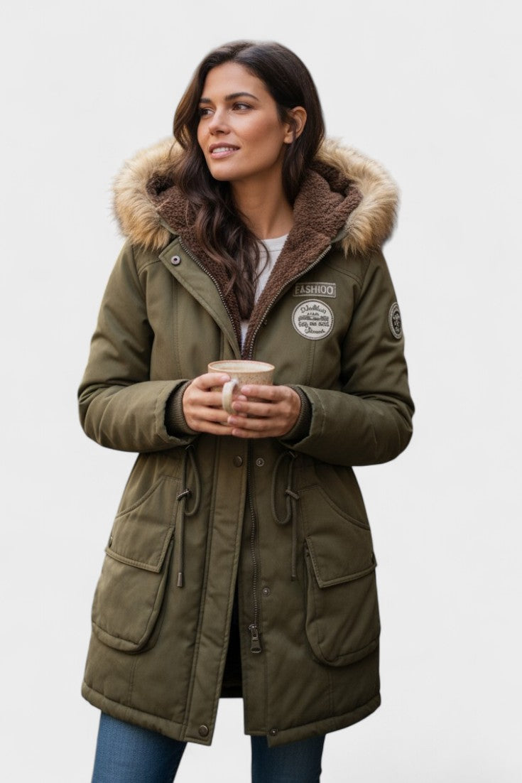 Nanna – Light and elegant jacket – Green / S