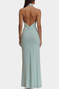 Nanna – Maxi dress – Lagoon Blue / M