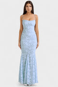 Nanna – Maxi dress – Blue / XS