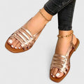 Nanna – Supportive Sandals – Gold / 37