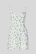 Nayla – Mini dress – Leaf pattern / S