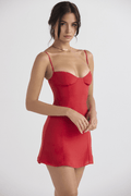 Nayla – Mini dress – Leaf pattern / L