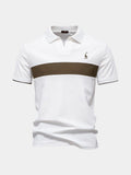 Niels – Savanna Striped Polo – Black / S