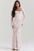 Nora – Maxi dress – White / M