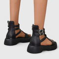 Nora – Supportive Sandals – Black / 37