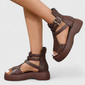 Nora – Supportive Sandals – Black / 38