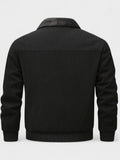 Norbert – Bomber jacket with faux fleece collar – XL