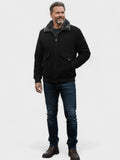 Norbert – Bomber jacket with faux fleece collar – 2XL