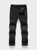 Nordtrek – Elastic and water-resistant trekking trousers – Black / XL